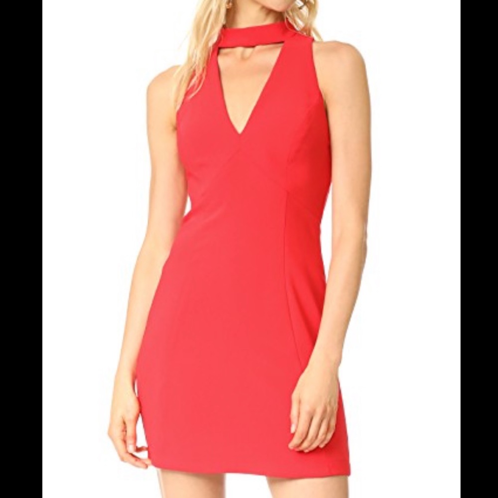 Amanda Uprichard Punch Dress in Lipstick